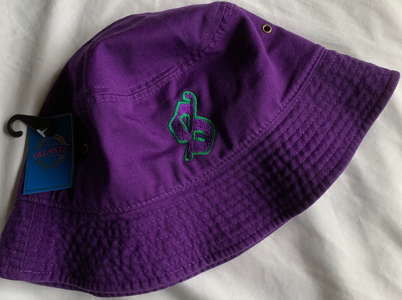 Purple logo 'S' bucket hat  S/M