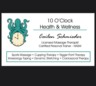 Shamrock Scramble- Hole Sponsor 10 O'clock Health & Wellness
