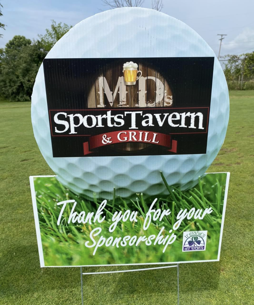 Shamrock Scramble- Hole Sponsor MD's Sports Tavern & Grill